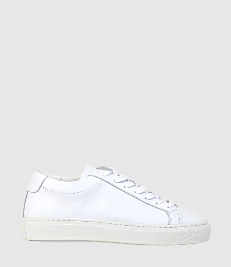 Edward Meller Women's White Jackson Low Profile Sneakers