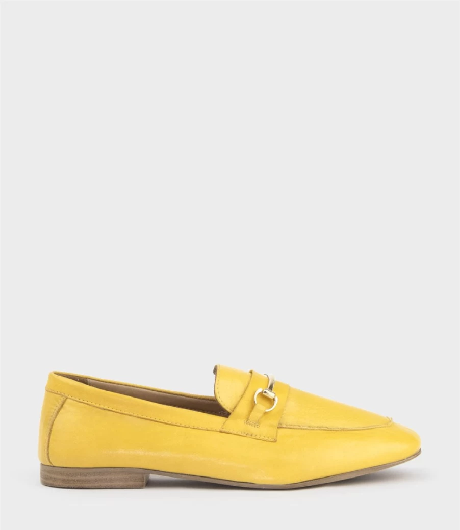 Edward Meller Women's Mustard Gerard Moccasin Shoes