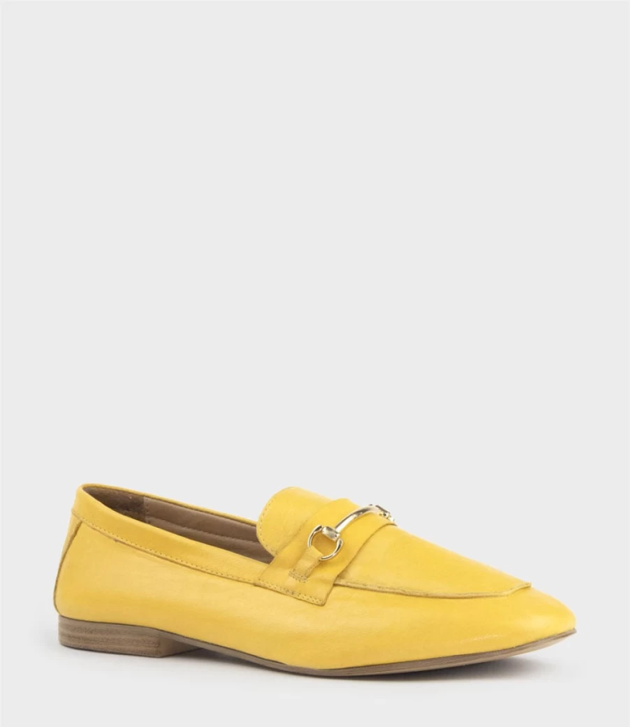 Edward Meller Women's Mustard Gerard Moccasin Shoes