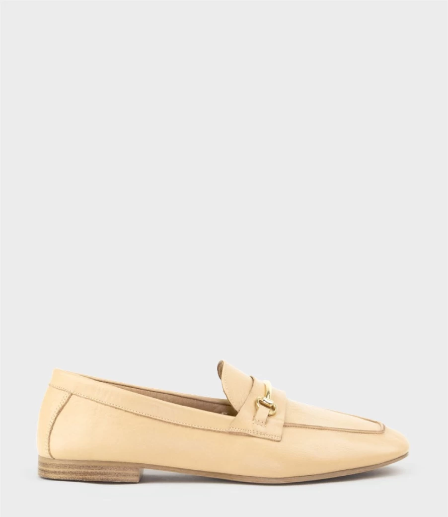 Edward Meller Women's Gerard Natural Leather Moccasin Shoes