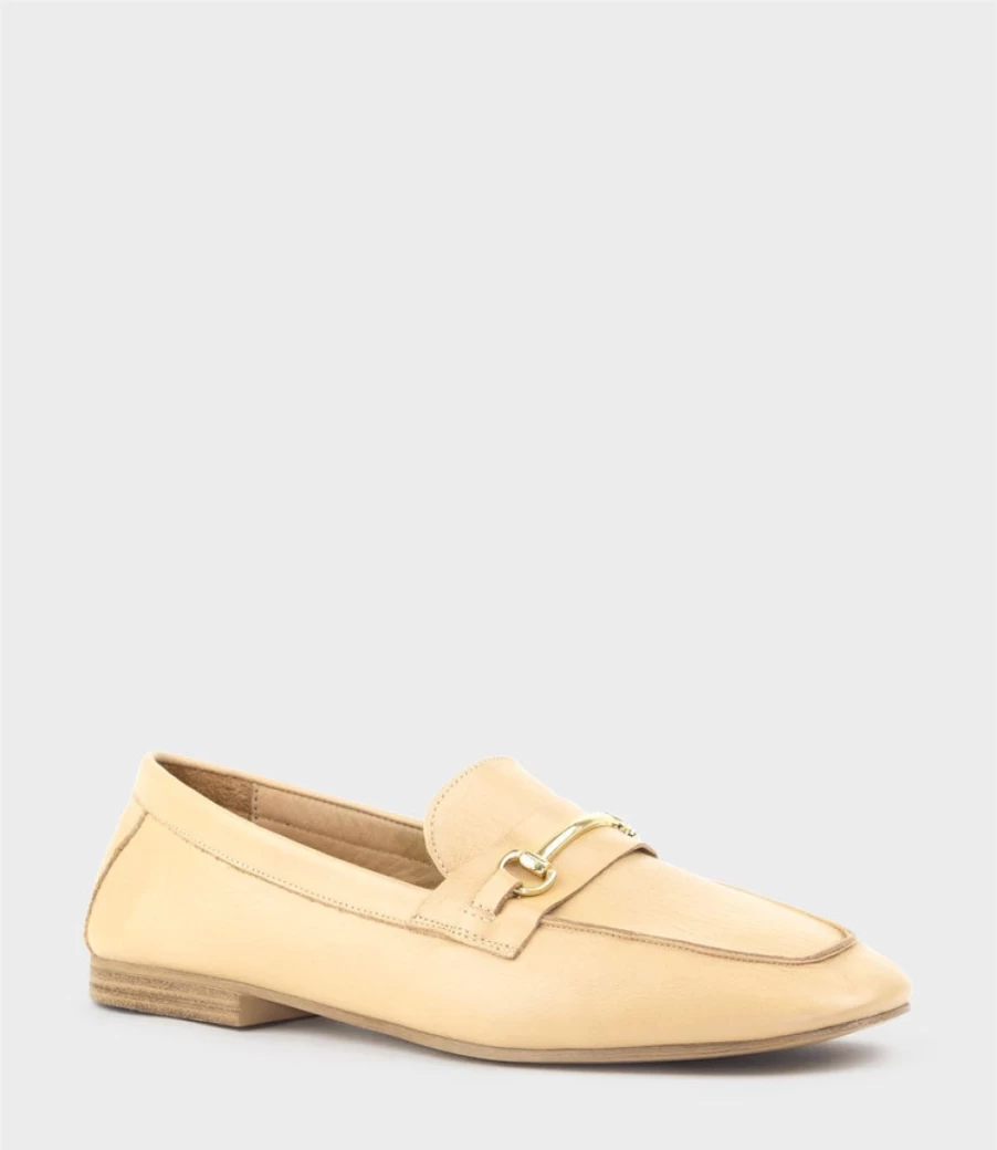 Edward Meller Women's Gerard Natural Leather Moccasin Shoes