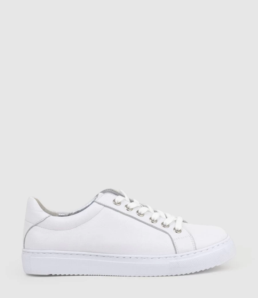 Edward Meller Women's White Jordan Style Sneakers - Fashionable Athletic Shoes