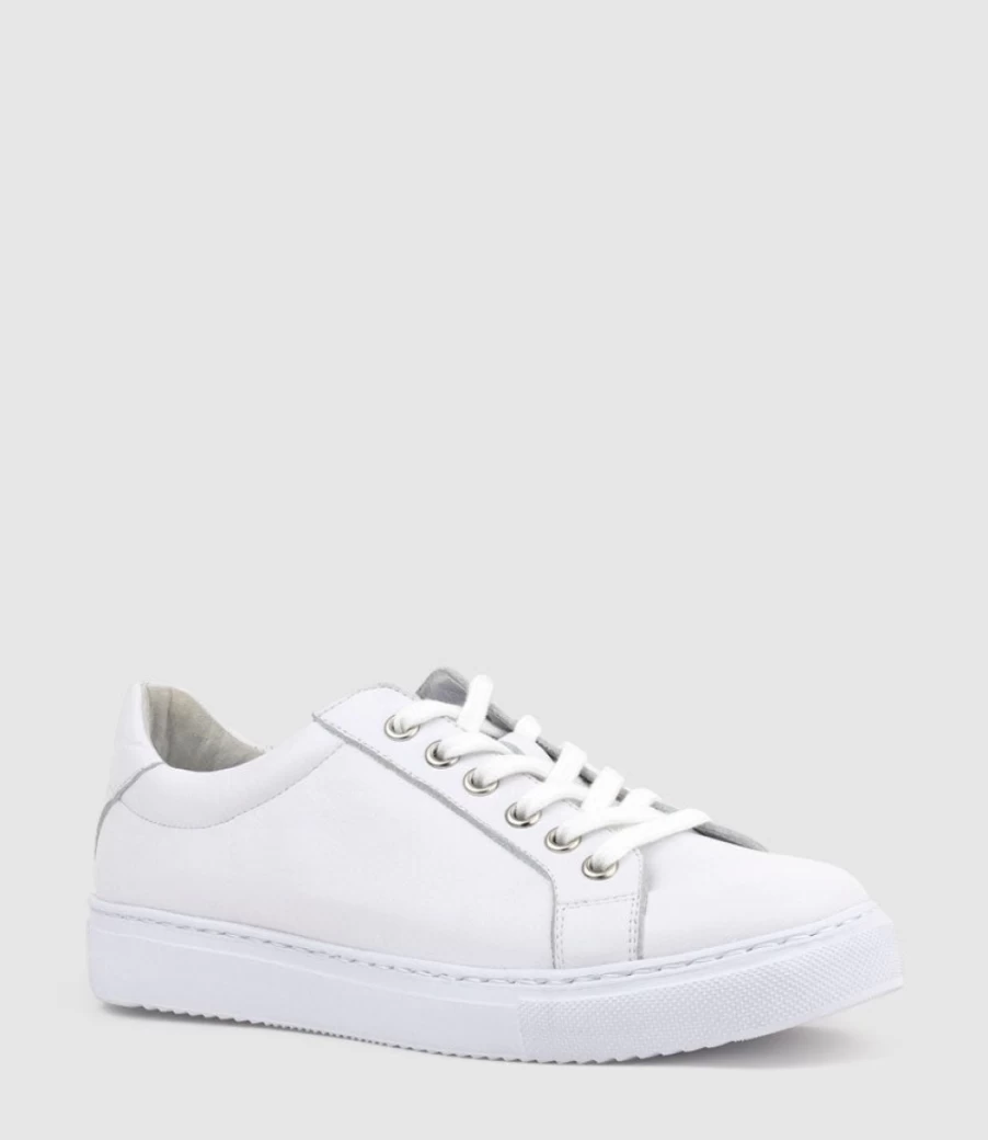 Edward Meller Women's White Jordan Style Sneakers - Fashionable Athletic Shoes