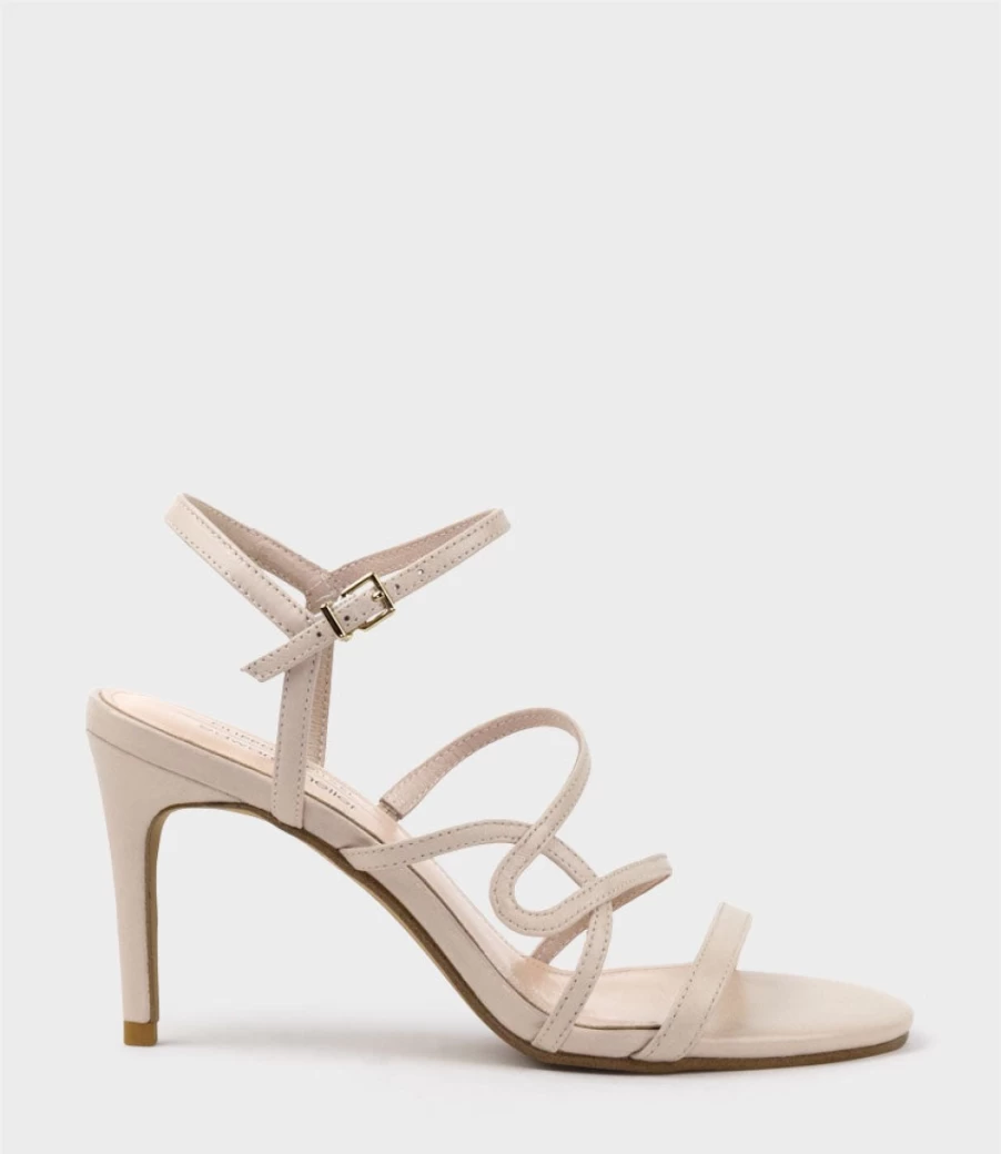 Edward Meller Women's Sissy85 Blush Strappy Sandals